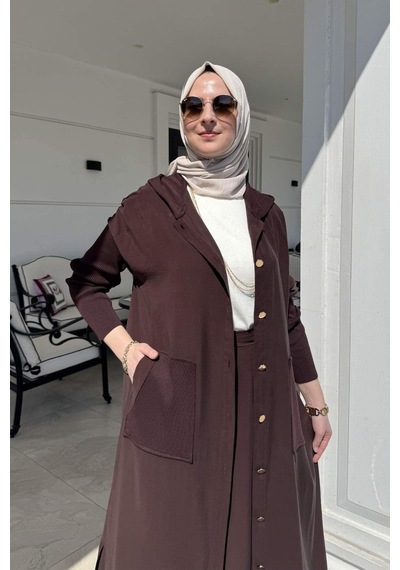 Rabia Şamlı Ada Modal Kap Kahve Normal