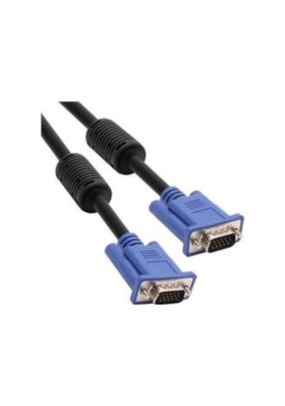 Vcom Cg341ad-5.0 Mavi Konnektör Siyah 5mt Vga M-vga M Kablo Kdo