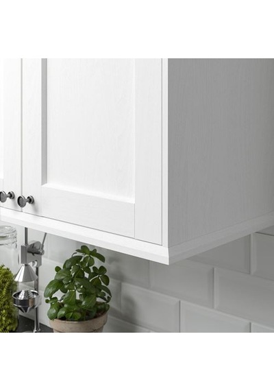 Ikea Enköpıng Dekoratif Şerit, Beyaz-ahşap Görünümlü, 221 Cm