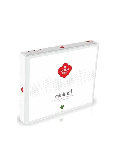 Cotton Box Minimal Çift Kişilik Nevresim Takımı Maro Gülkurusu Çok Renkli