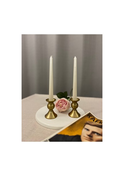 Eskitme Mini Rustik 2'li Şamdan&mumluk Seti Eskitme Gold - 830064886 Eskitme Gold