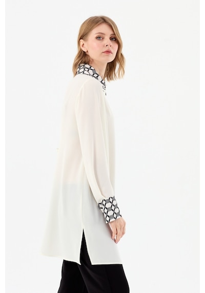 Esswaap Arkadan Bağlamalı Tunik Ekru-ekru Ekru