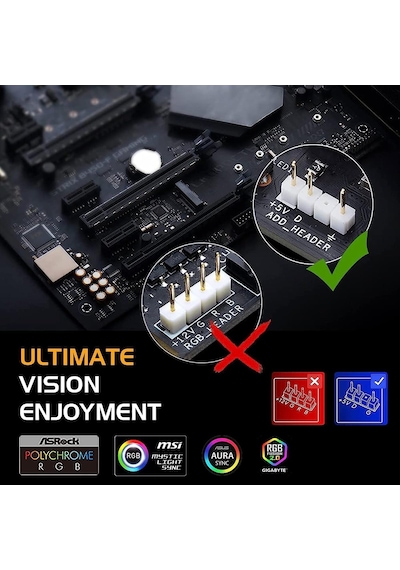 Beyaz Rgb Grafik Kartı Gpu Destek Braketi, Tek Yuvalı Kartlar, 5v 3pın Argb Led'li Destek Ekran Kartı Tutucu Braketi,