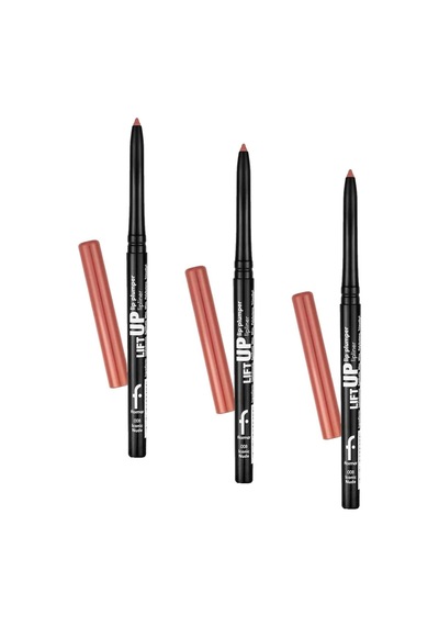 Up Lip Plumper Lipliner Dolgunlaştırıcı Etkili Uzun Süre Kalıcı Dudak Kalemi 3 Paketi Genel