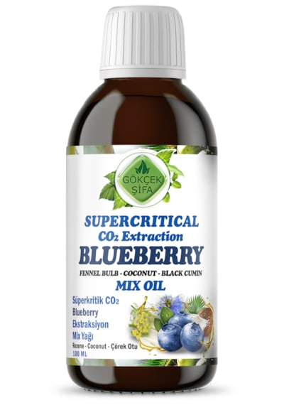 Gökçek Şifa Yaban Mersini Süperkritik Mix Yağı 100 ML