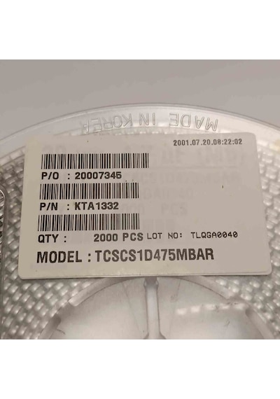 Tcscs1d475mbar 4.7mf 20v B Tantal Kondansatör 50 Adet
