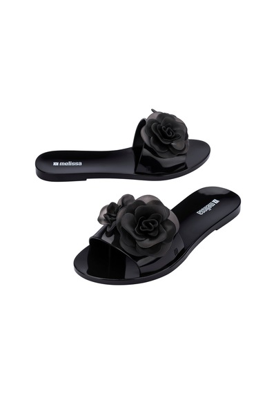 Melissa Babe Petals Ad Kadın-kız Çocuk Parmak Arası Terlik 37817-siyah
