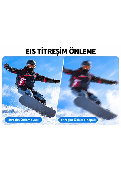 5k Cep Kamerası 3.5x Zoom 270 Derece Dönebilen Lens Eıs Titreşim Önleme Wifi Bağlantısı 5k Uhd Video Kaydı 75mp Fotoğraf Çekimi Dokunmatik Ekran Hızlı Odaklanma Çoklu Dil Desteği Aksiyon Kamerası