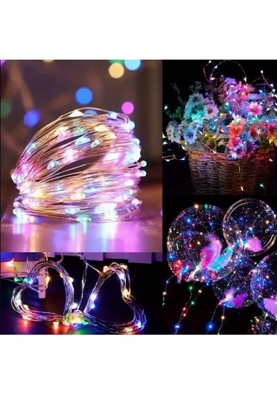 5 Metre Renkli 50led Işıklar Peri Işıkları 8 Mod Rgb Işıkları Usb Çok Renkli Işık Peri Dize Işıkları Tel Diğer