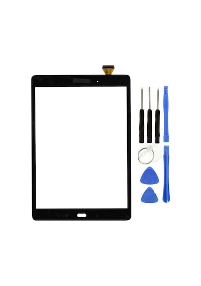 Samsung Galaxy Tab A 9.7 Sm-t550 Uyumlu A Kalite Dokunmatik Siyah + Tamir Seti