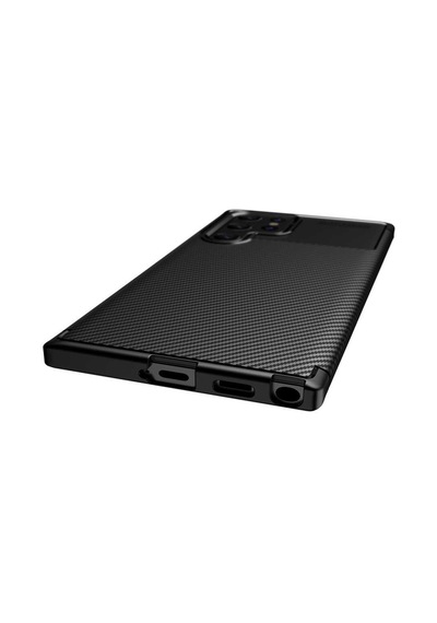 Galaxy S22 Ultra Uyumlu Zore Negro Silikon Kılıf-siyah Siyah