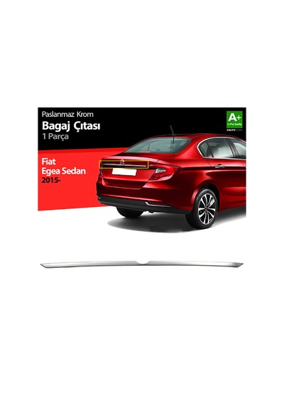 Fiat Egea Sedan Krom Bagaj Çıtası P.çelik