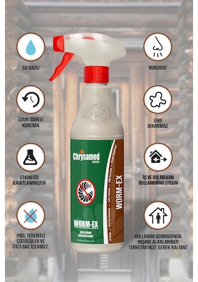 Chrysamed Worm-Ex Ağaç ve Tahta Kurdu 500 ML