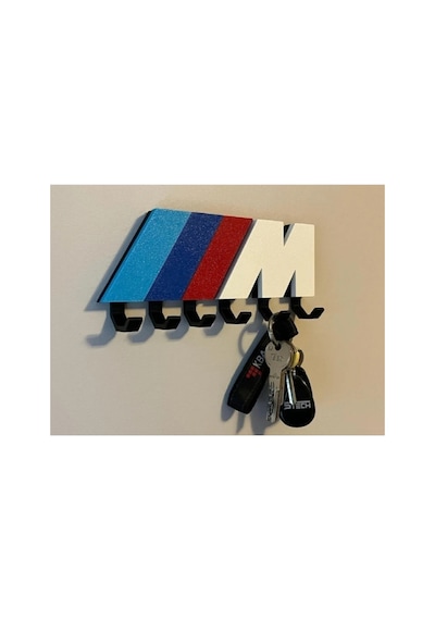 Bmw M Logolu Anahtar Askılığı