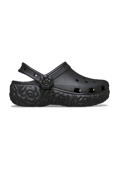 Crocs Classic Platform Bloom Clog Kadın Terlik-33919 siyah