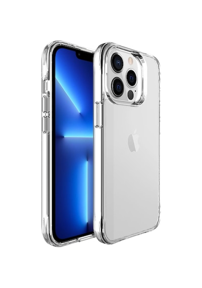 Zeyline Apple Uyumlu iPhone 13 Pro Max Zore Şeffaf Ultra İnce Airbag Tasarımlı Okka Kapak-renksiz