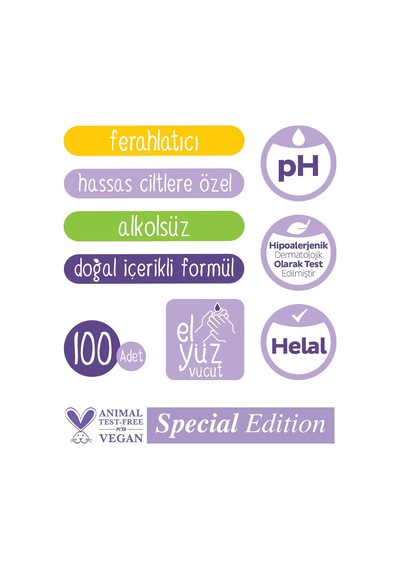 Herbal Kişisel Bakım Havlusu 100 Yaprak 1000'li Set