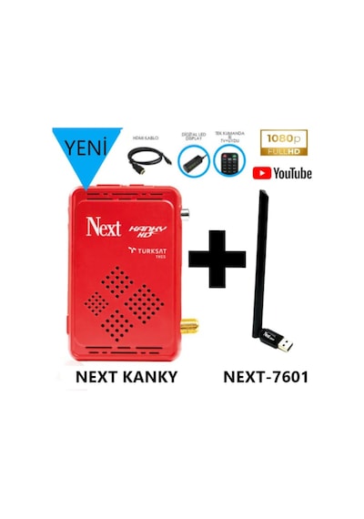 Next Kanky Full Hd Yeni Uydu Alıcı Tak Kullan Next Ye 7601 Wifi