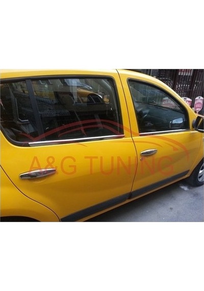Dacia Sandero Krom Cam Çıtası Tk 2007-2012 4Prç Paslanmaz Çelik N11.4087
