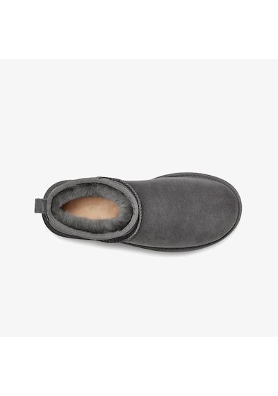 Ugg Classic Ultra Mini Kadın Gri Bot Düz 1116109 Gri