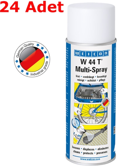 Weicon W44t 24 Adet Çok Amaçlı Pas Sökücü Ve Yağlayıcı Sprey 200ml
