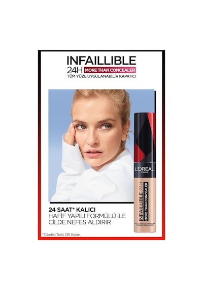 L'Oréal Paris Infaillible 24H Tüm Yüze Uygulanabilir Kapatıcı 326 Vanilla + Mini Paradise Maskara 4.7 ML