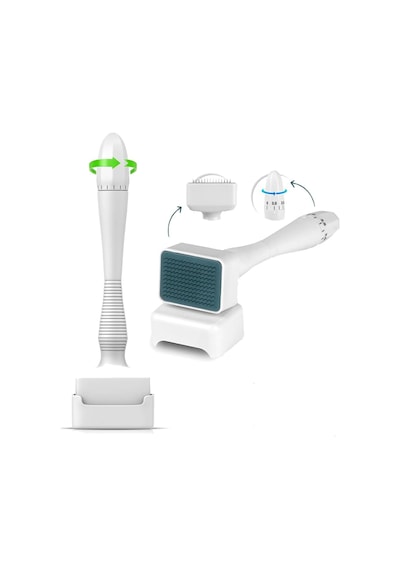 140 Titanyum Iğneli Ayarlanabilir Iğne Ölçülü 0.25-3.0mm Dermastamp - Dezenfektan Hediyeli-