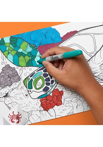 Sharpie Set Permanent Ultra Fine Uç 12 Li Fine Uçlu Keçeli Markör Kalem