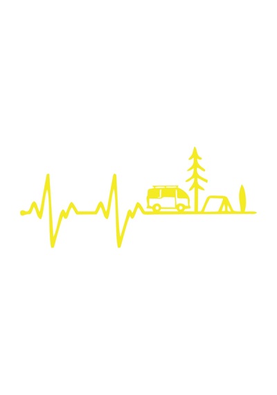 Ritim Karavan Sticker17x17 Cm Sarı