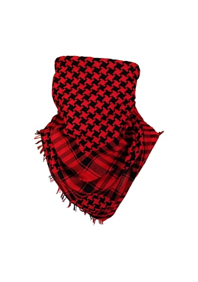 Askeri Puşi, Şal, Bandana, Eşarp Kırmızı