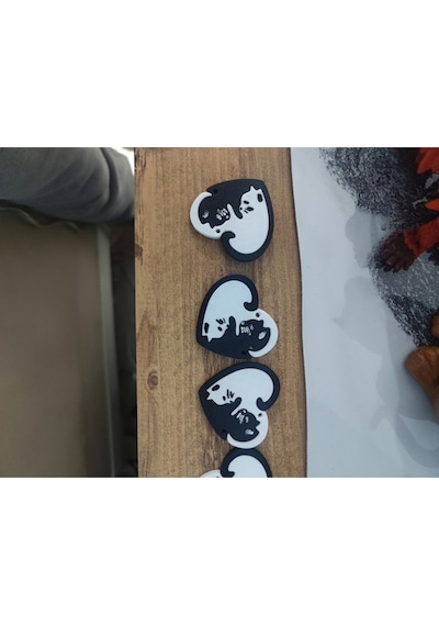 Kedi Severler İçin Özel Çift Tasarım Anahtarlık