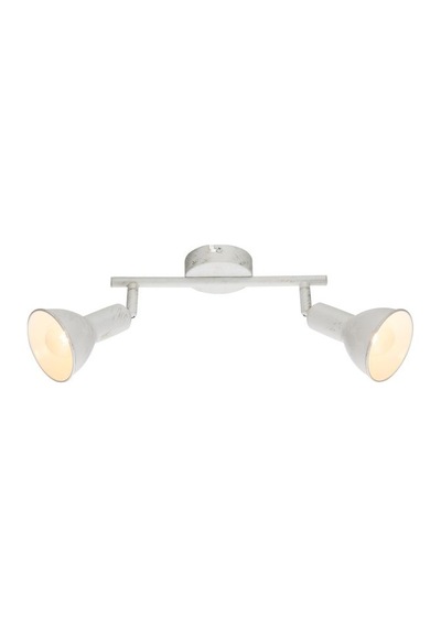Rsylight Retro Metal Beyaz 2 Li 180 Derece Hareketli Led Spot Avize Günışığı Ampullü Beyaz