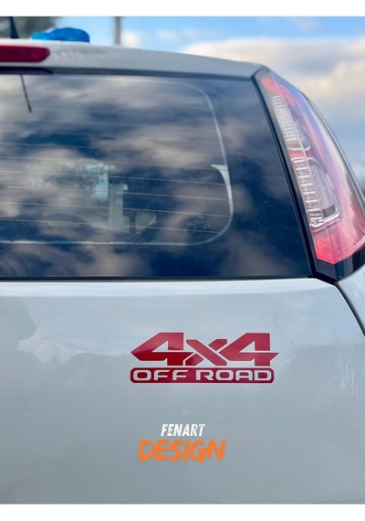 4x4 Off Road Jdm Araba Motosiklet Cam Etiket Sticker 18x5 Cm