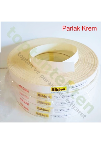 Kendinden Tutkallı Pvc Kenar Bandı -Metre Parlak Beyaz