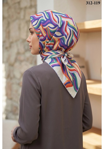 Locella Lo'cella Soft Pamuk Eşarp 312-119 Çok Renkli