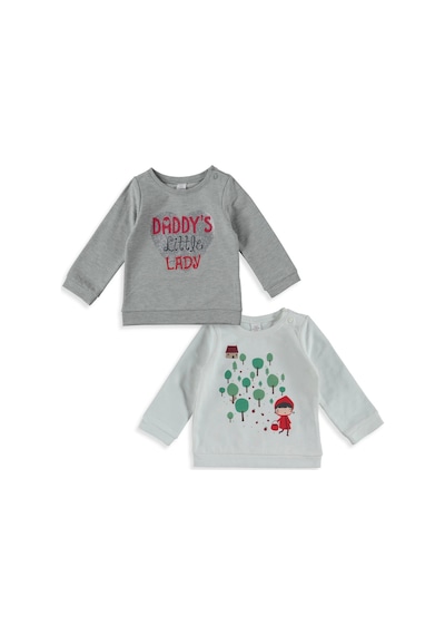 LC Waikiki Kız Bebek Takım 7k2887z1 Grey Melange 355