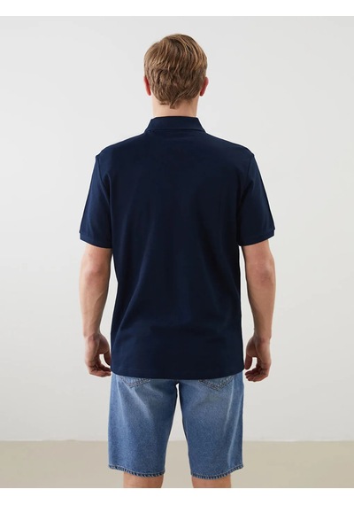 Lc Waikiki Lacivert Polo Yaka Pike Erkek Tişört