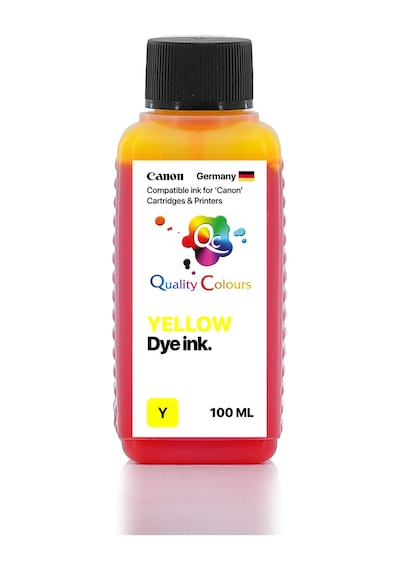 Qc Canon Pixma Ts4150i Uyumlu - 100ml Y Yellow Sarı