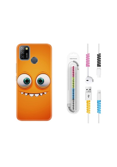 Infinix Smart 5 Kılıf Kablo Koruyuculu Dişlek 1615