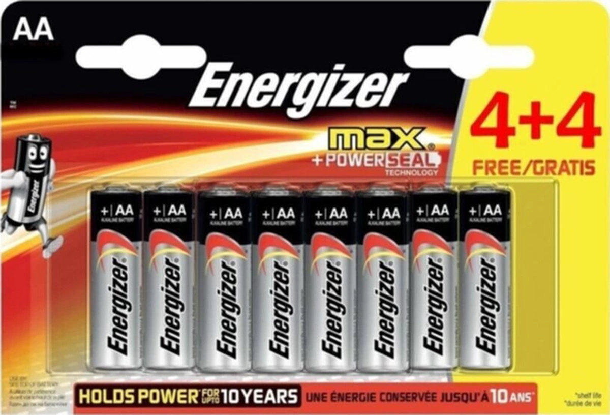 Pil Max Alkalin Aa Bp8 4+4