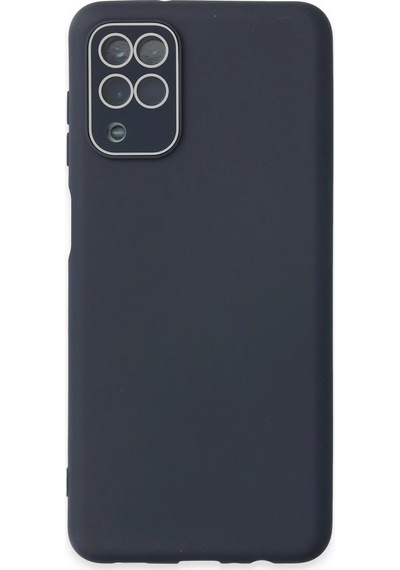 Lvsqvr Newface Samsung Uyumlu Galaxy A22 Kılıf Lansman Glass Kapak - Lacivert