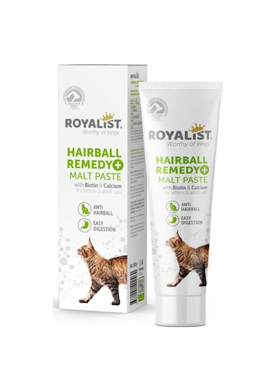 Hairball Remedy+malt Paste Kediler İçin Tüy Yumağı Önleyici Macun Biotin & Kalsiyum İçerik 100gr