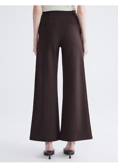 Lcwaıkıkı Classic Kahverengi Standart Fit Geniş Paça Kadın Pantolon
