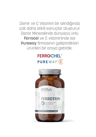 Fıtrina Ferrotrın 60 Kapsül