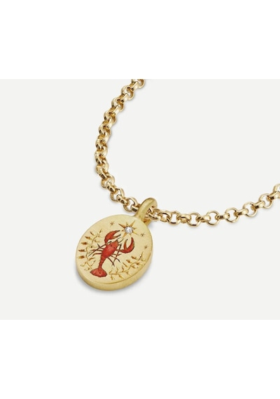 Çelik Lobster Kolye Gold