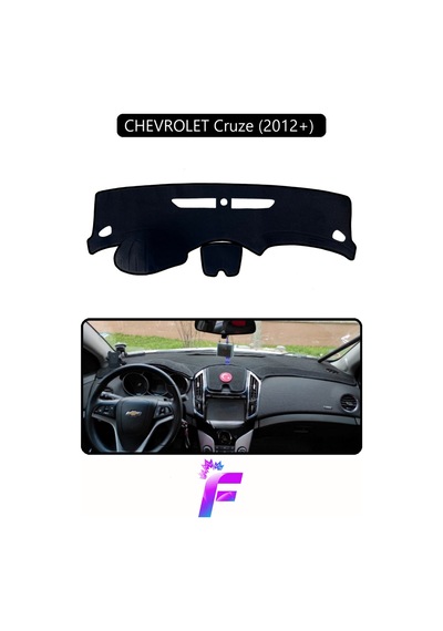 Chevrolet Cruze 2012+ Uyumlu Torpido Örtüsü Çatlama Ve Isıya Karşı Tam Koruma Araca Özel D60 Torpido Halısı