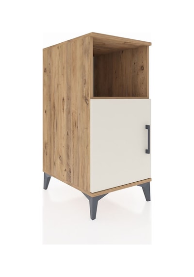 Kronos Komodin 2 Raflı Tek Kapaklı 44x59x96 Çam-aytaşı Atlas Çam