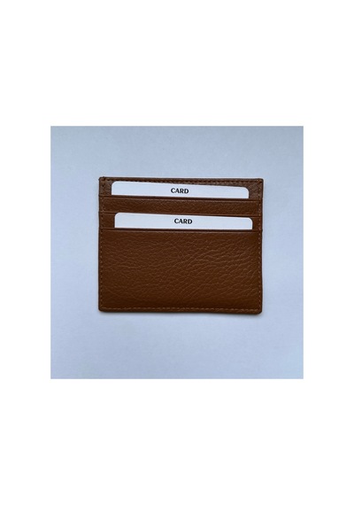 Shop Hakiki Deri Unisex Kartlık, Çift Taraflı, Orta Bölmeli, Küçük Boy Taba 11 - 931991641 Taba 11