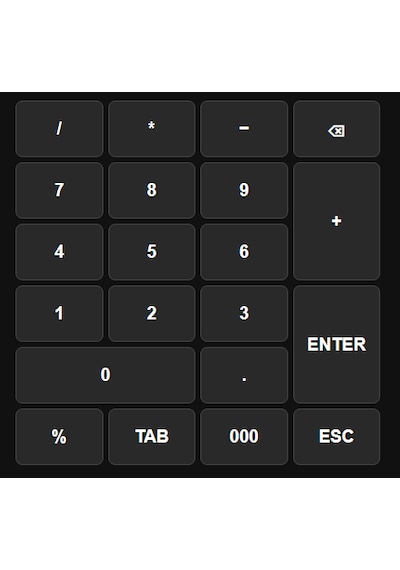 Numpad Bluetooth 5.0 Kablosuz Numerik Tuş Takımı