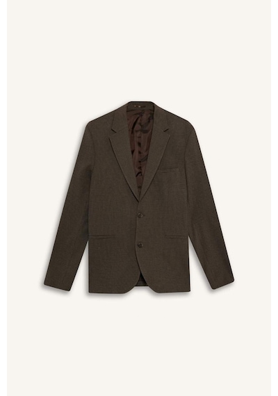 Defacto Modern Fit Blazer Ceket F7655ax25aubn571 Kahve